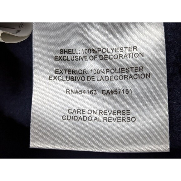 Seattle Seahawks NFL Blue Fleece Jacket Mens Medium Full Zip Drawstring - Picture 9 of 10